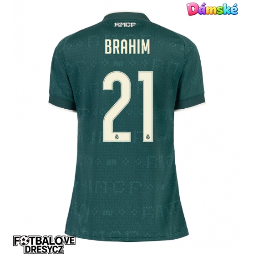 Real Madrid Brahim Diaz #21 Dámské Venkovní Dres 2026-27 Krátký Rukáv Real Madrid Brahim Diaz #21 Dámské Venkovní Dres 2026-27 Krátký Rukáv